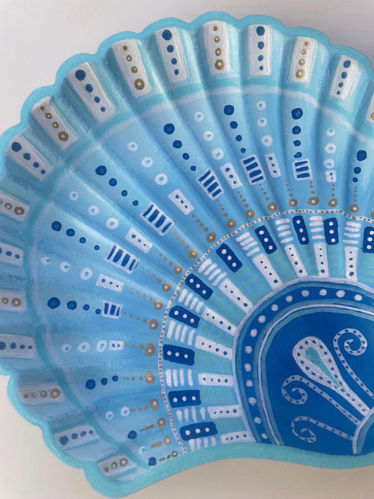 Œuvre originale Azure Lagoon par Sanja Sodic – Coquillages.