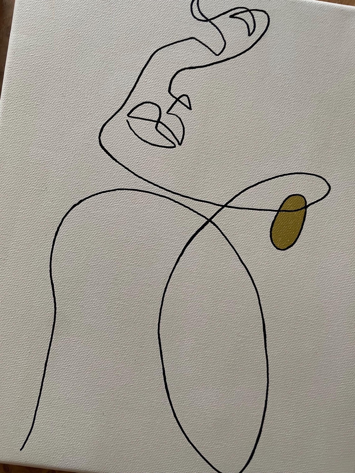 Œuvre originale Eloura par Sanja Sodic – Line Art.