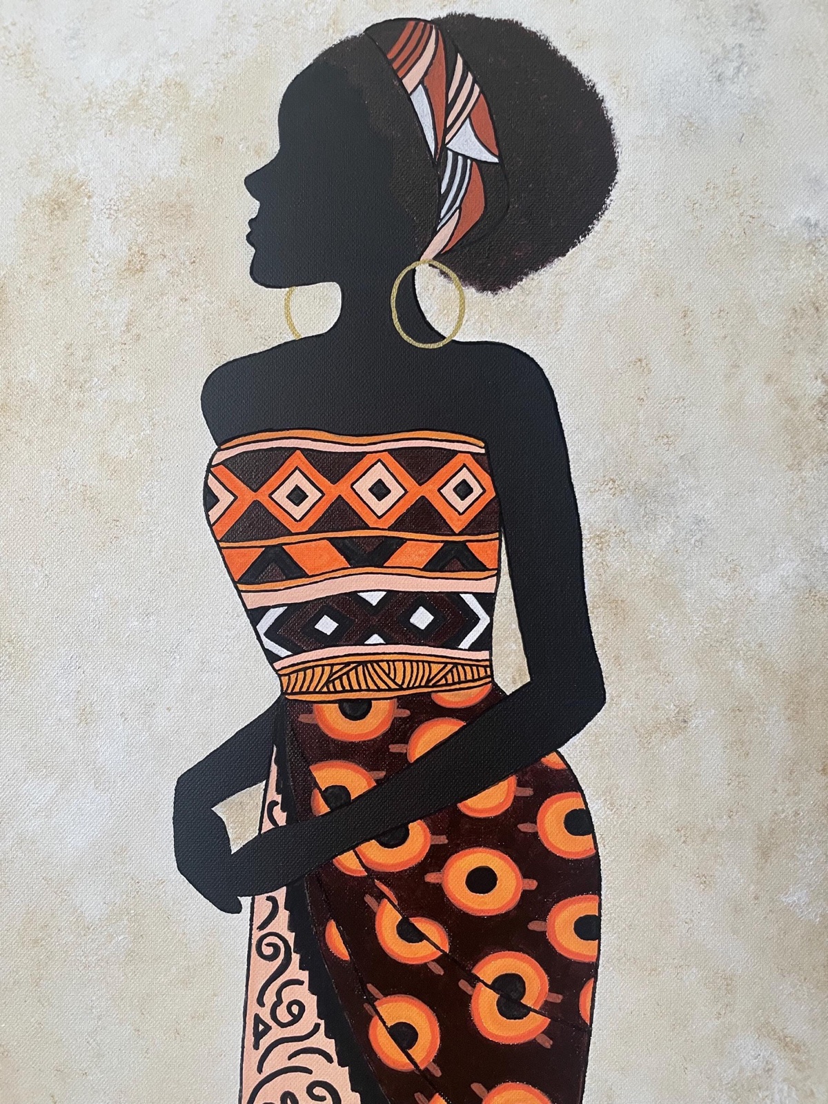 Œuvre originale Kaya par Sanja Sodic – Femmes du Monde.