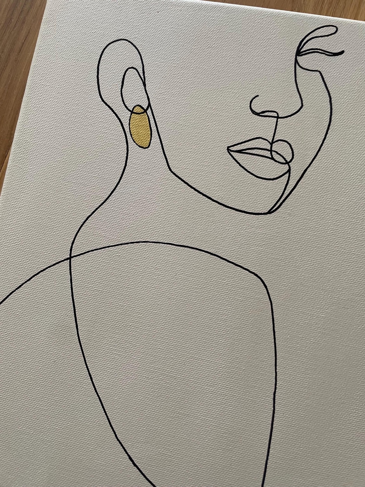 Œuvre originale Lunava par Sanja Sodic – Line Art.