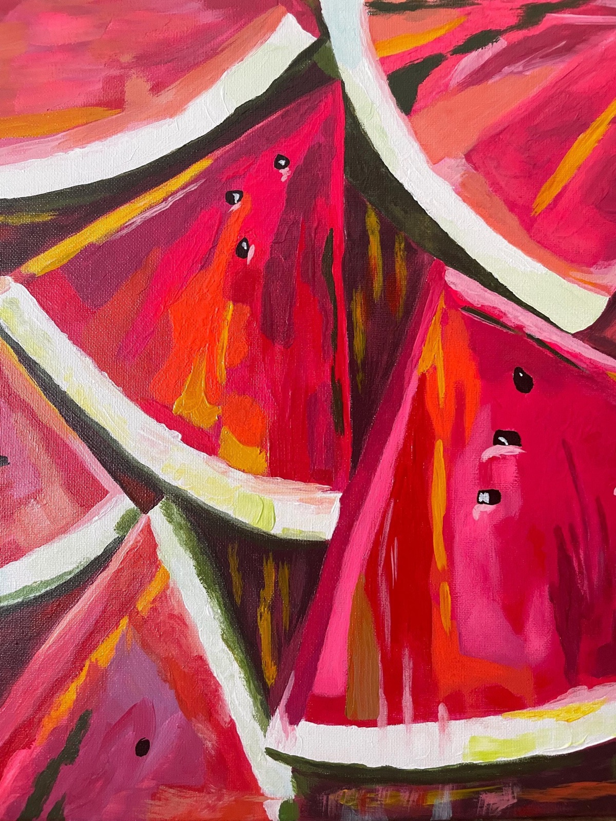 Œuvre originale Melonade par Sanja Sodic – Pop & Fruité.