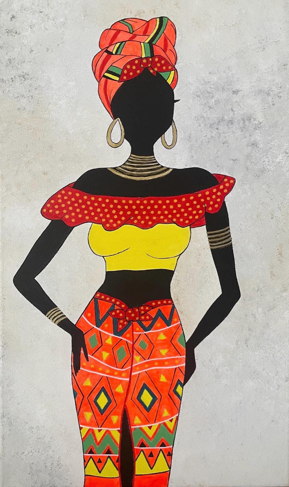 Œuvre originale Nia par Sanja Sodic – Femmes du Monde.