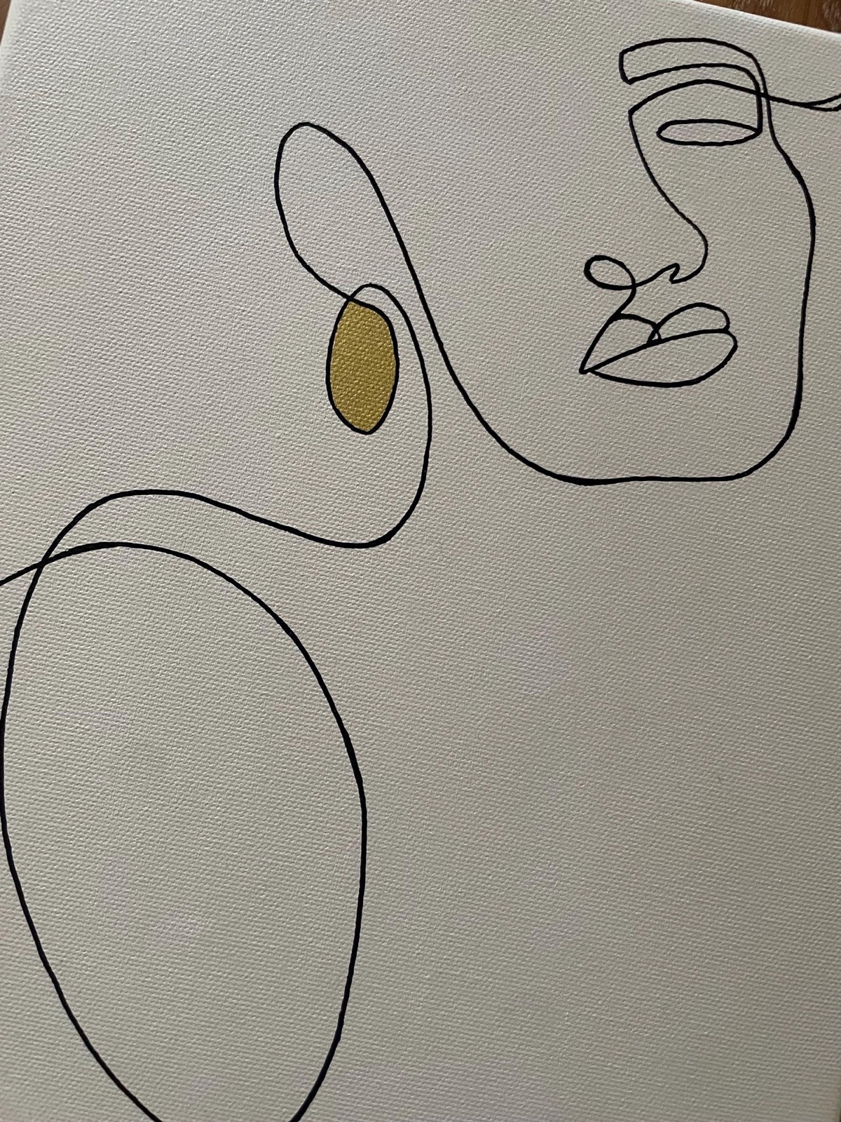 Œuvre originale Senvia par Sanja Sodic – Line Art.