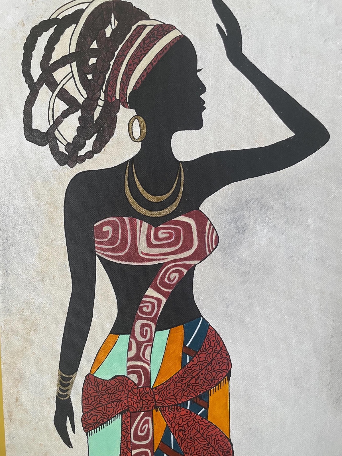 Œuvre originale Zuri par Sanja Sodic – Femmes du Monde.